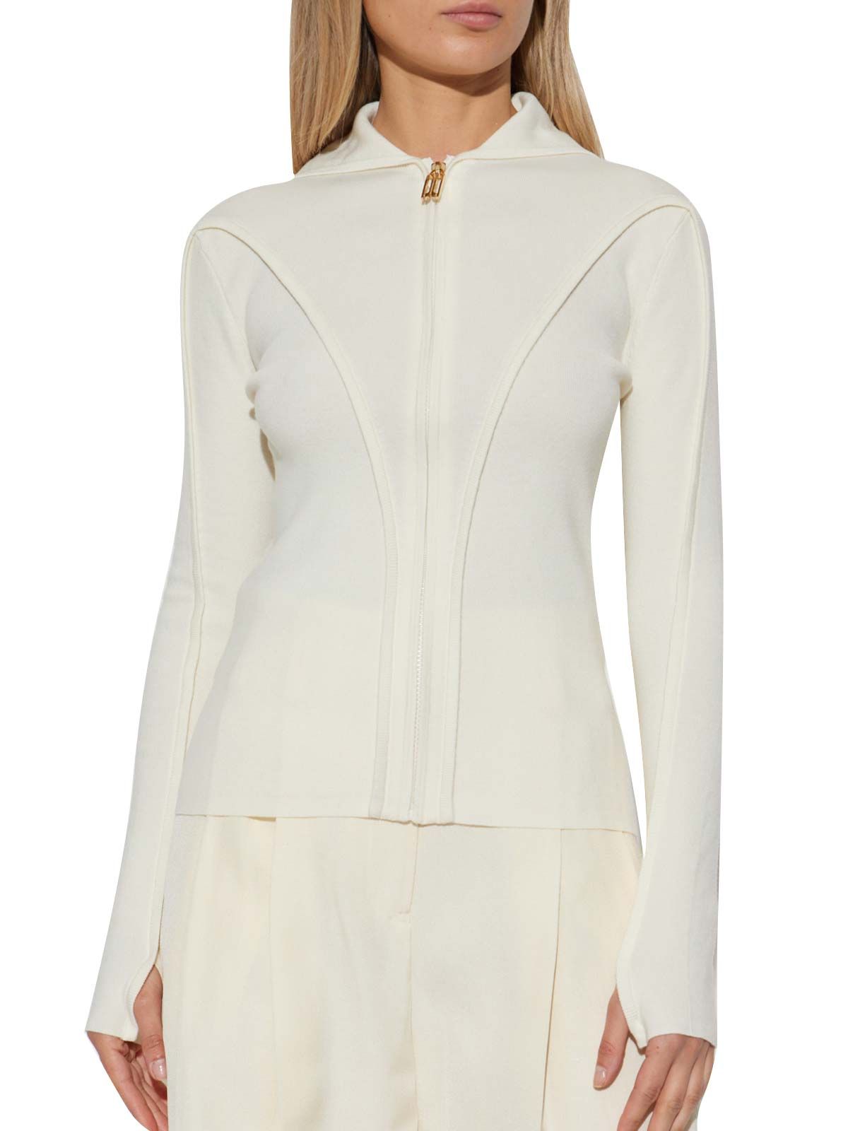 PIPING HOODED TOP Victoria beckham